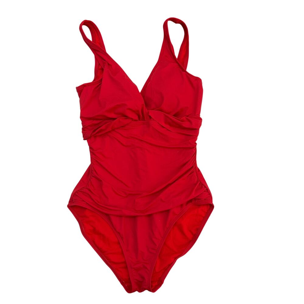 NEW Ralph Lauren Red One Piece Swimsuit 8